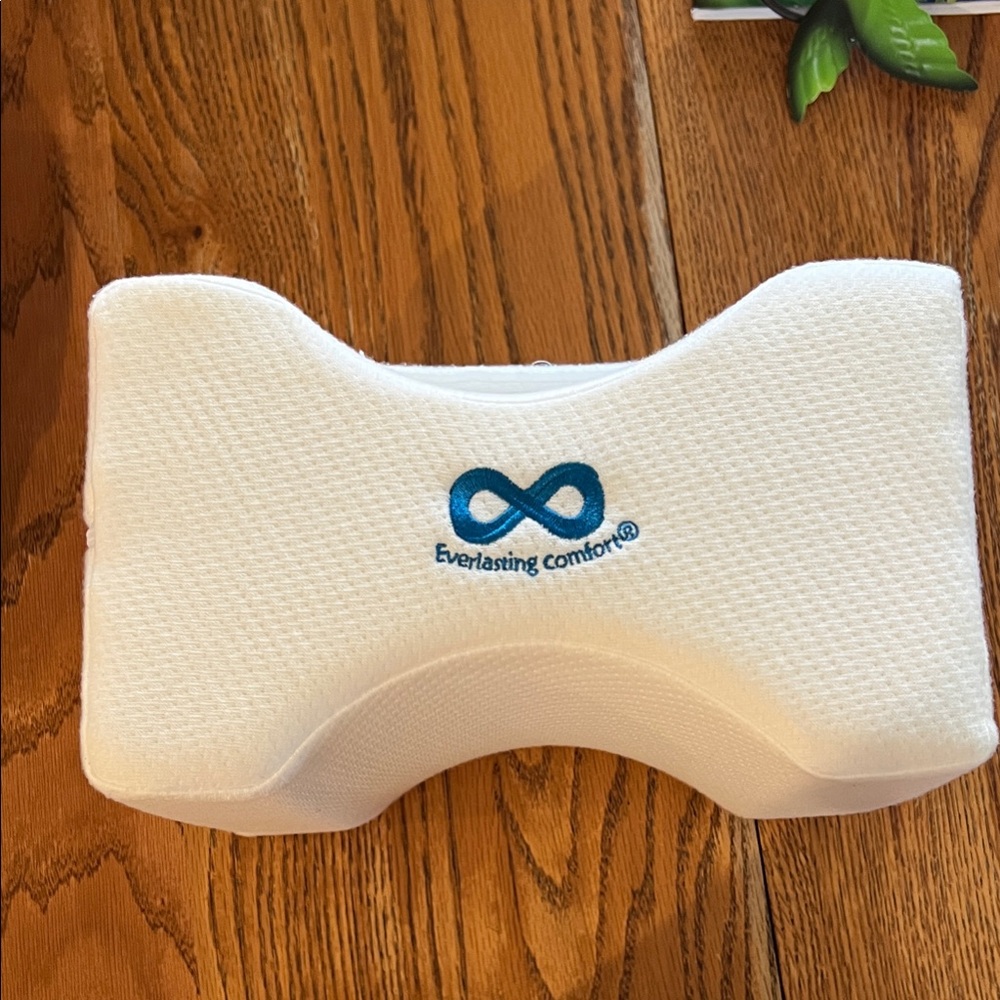 White Knee Pillow
